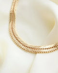 Beautiful Danish Mid Century Necklace 14K Gold 1965