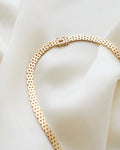 Rare Longer Danish Cleopatra Necklace 14K Gold 1960