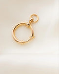 Rare Swedish Dog and Bolt Clasp Antique 18K Gold 1917