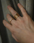 Absolutely Perfect Antique Diamond Serpent Ring 14K Gold