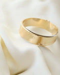 Prrrrfect Heavy Danish Vintage Bangle High Polish 14K Gold 1970