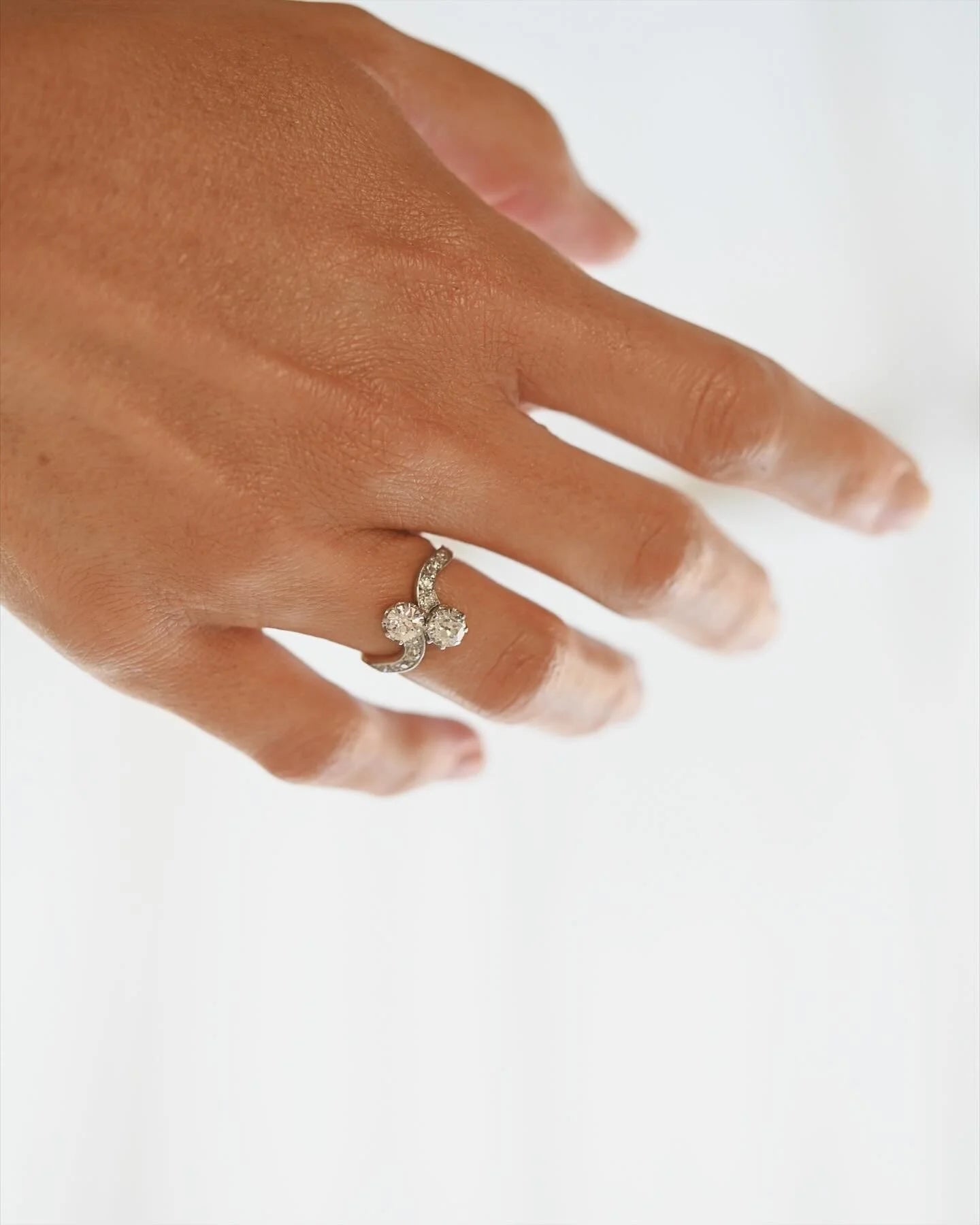 The Ring You Wanted Him to Buy But Now Can Buy Yourself Antique Diamonds 18K Gold 1930s