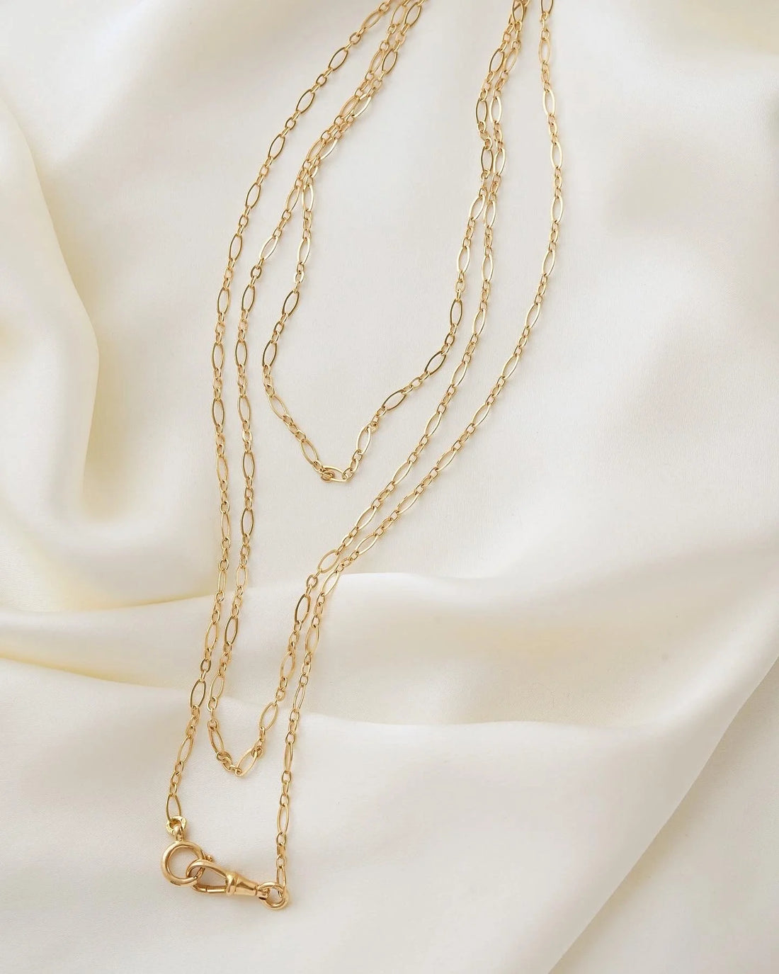 Swedish Antique Watch Chain 18K Gold 1864