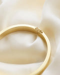 Super Heavy Gorg Bangle 14K Gold 1970s Sweden