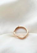 Rare Shaped Vintage Ring 18K Gold 1971 Sweden