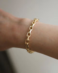 Sublime Danish Vintage Bracelet Whopping 36 Grams 14K Gold 1960