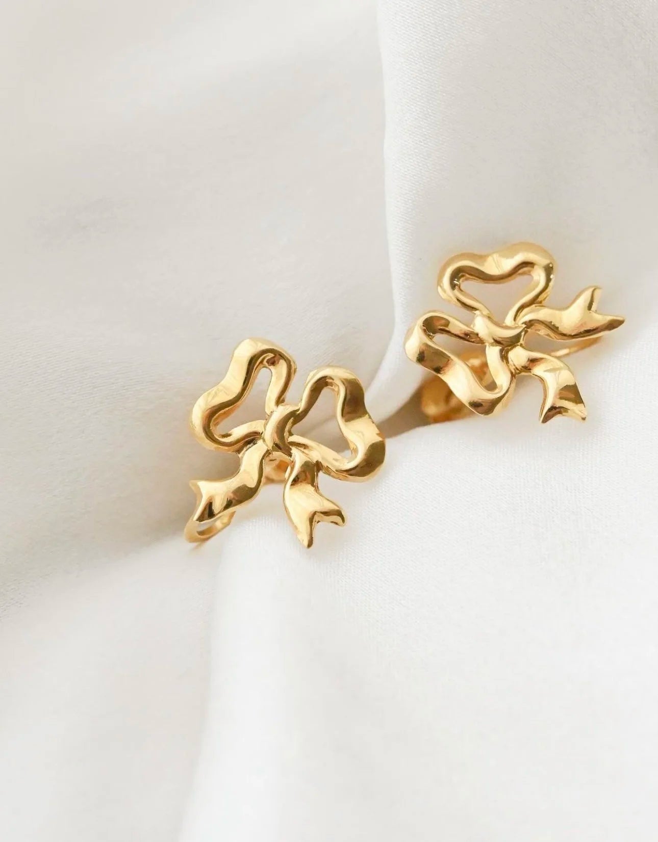 The MOST PERFECT Antique Earrings w Original Box 18K Gold