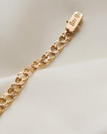Glowing Swedish Bismarck Bracelet 18K Gold 1957