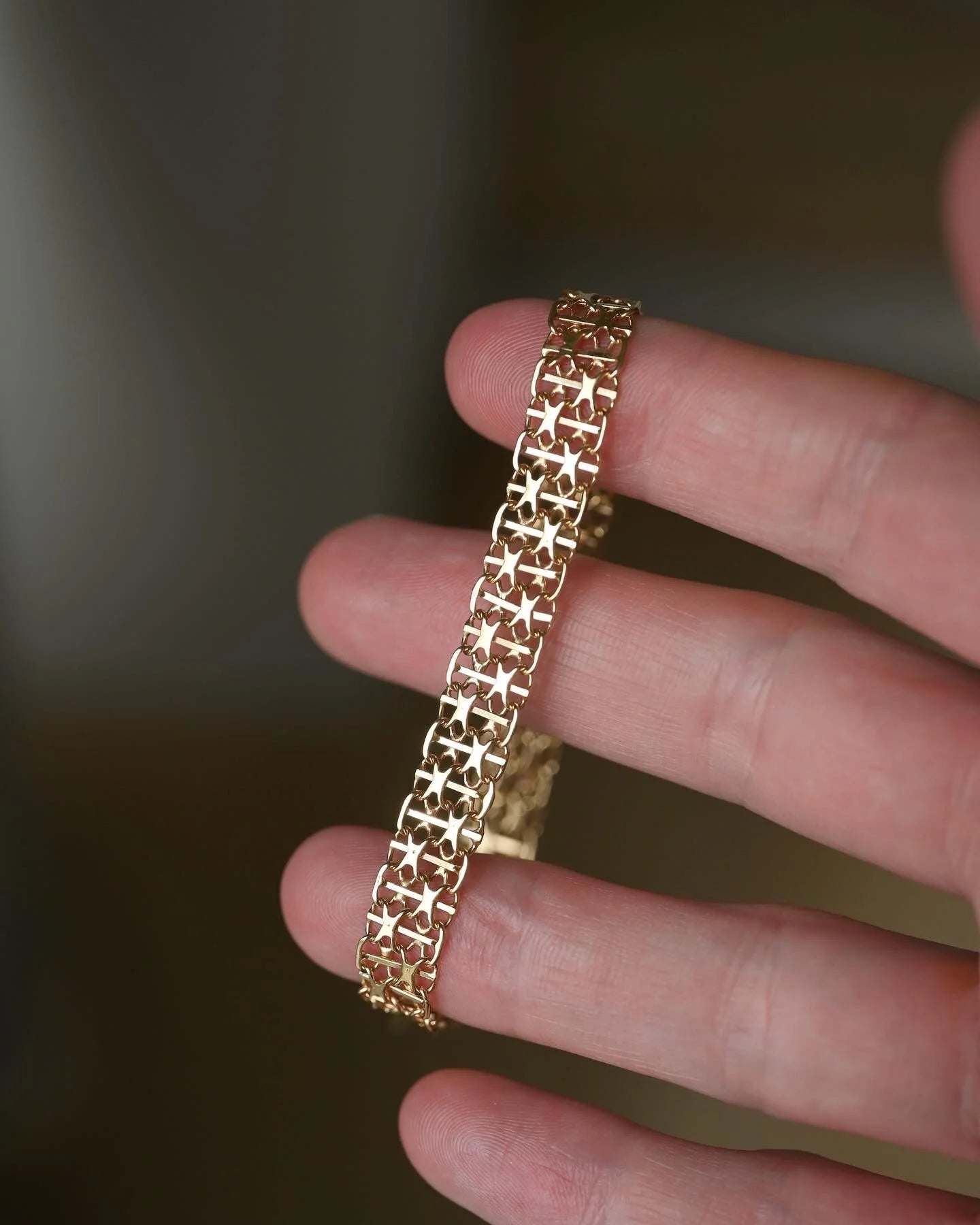Wonderful Vintage Bracelet in 18K Gold 1970 Sweden