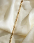Radiant Gorgeous Anchor Link Bracelet 14K Gold