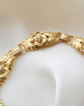 Rare Iconic Georg Jensen Flower Dream Bracelet 18K Gold Beg. 1900s