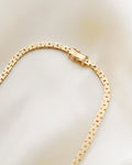 Perfect Baby Cleo / Brick Link Necklace 14K Gold 1970-1973