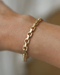 Extraordinary RARE Watch Chain Bracelet 18K Gold 1925