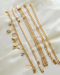 Selection of Special Swedish Vintage Bracelets 18K Gold Mid 1900s