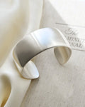 Danish Velvet Finish Sterling Silver Cuff 82 Grams by Peter Pedersen