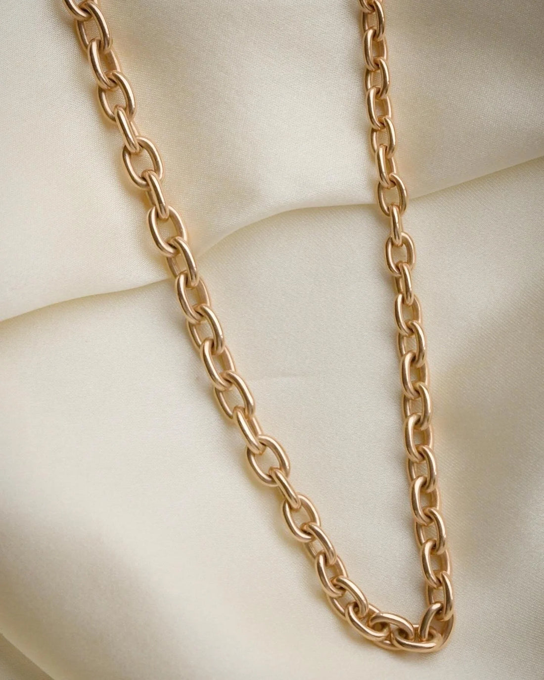 12 Inches Antique Watch Chain in Rose Gold 14K 1910s