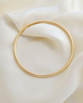 Third and last! SUPERB Danish Vintage Bangle Solid Through and Through 14K Gold
