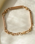 Gorgeous Antique Watch Chain Bracelet 18K Gold