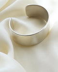 Danish Velvet Finish Sterling Silver Cuff 82 Grams by Peter Pedersen