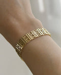 Big, Fat Juicy Y -Link Bracelet 14K Gold 1960s