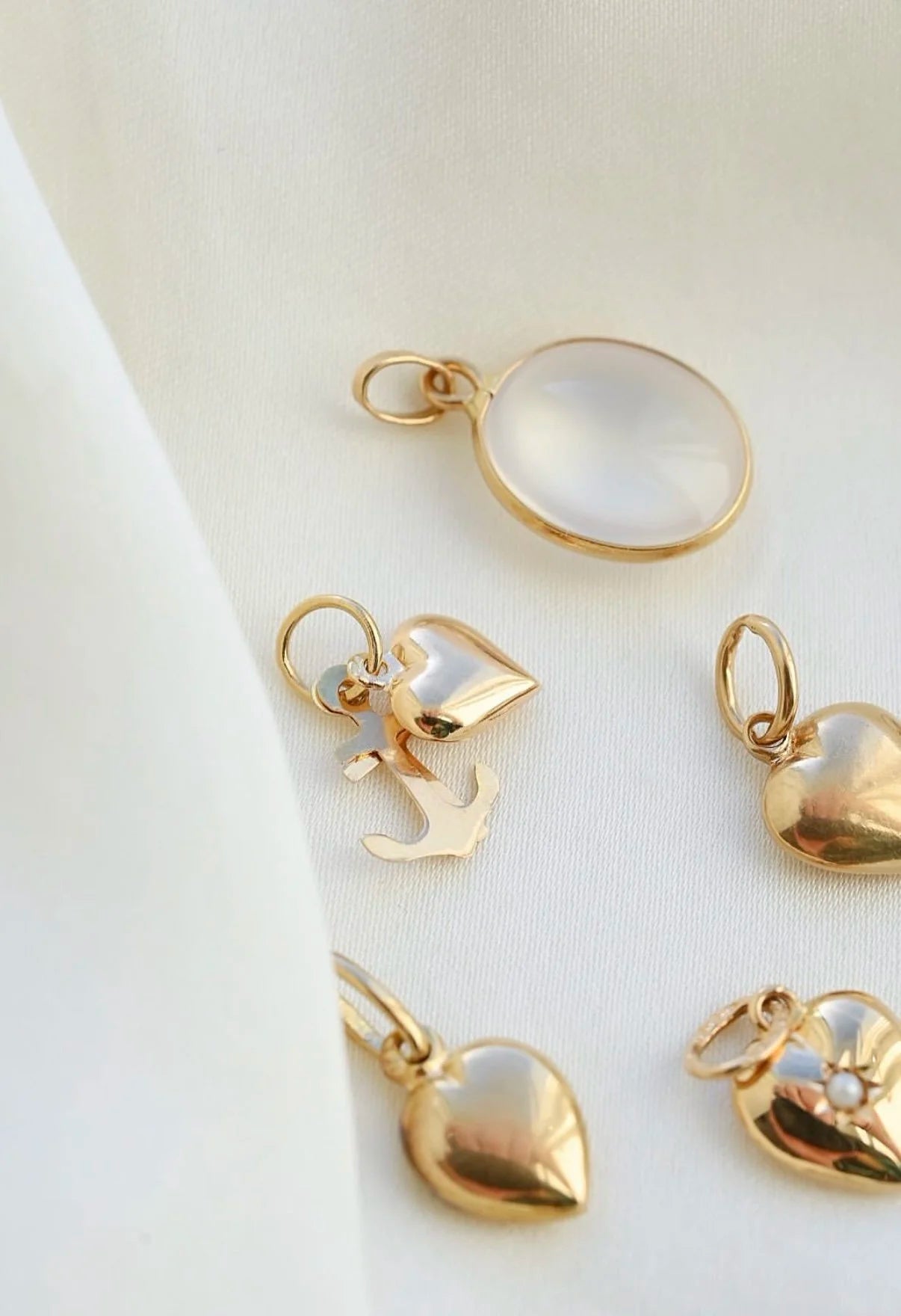 The Lovelies Heart Charm Collection Pick Your Favorite 18K Gold