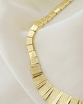 Sexy Fringed Cleopatra Necklace 14K Gold 1970