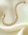 Rosy Toned 1963 Curb Link Bracelet 18K Gold