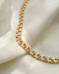 Chunky Bismarck Chain 16.5 Inches 14K Gold 1960s