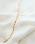Outstanding Perfect Danish Vintage Biker Link Bracelet 14K Gold 1980