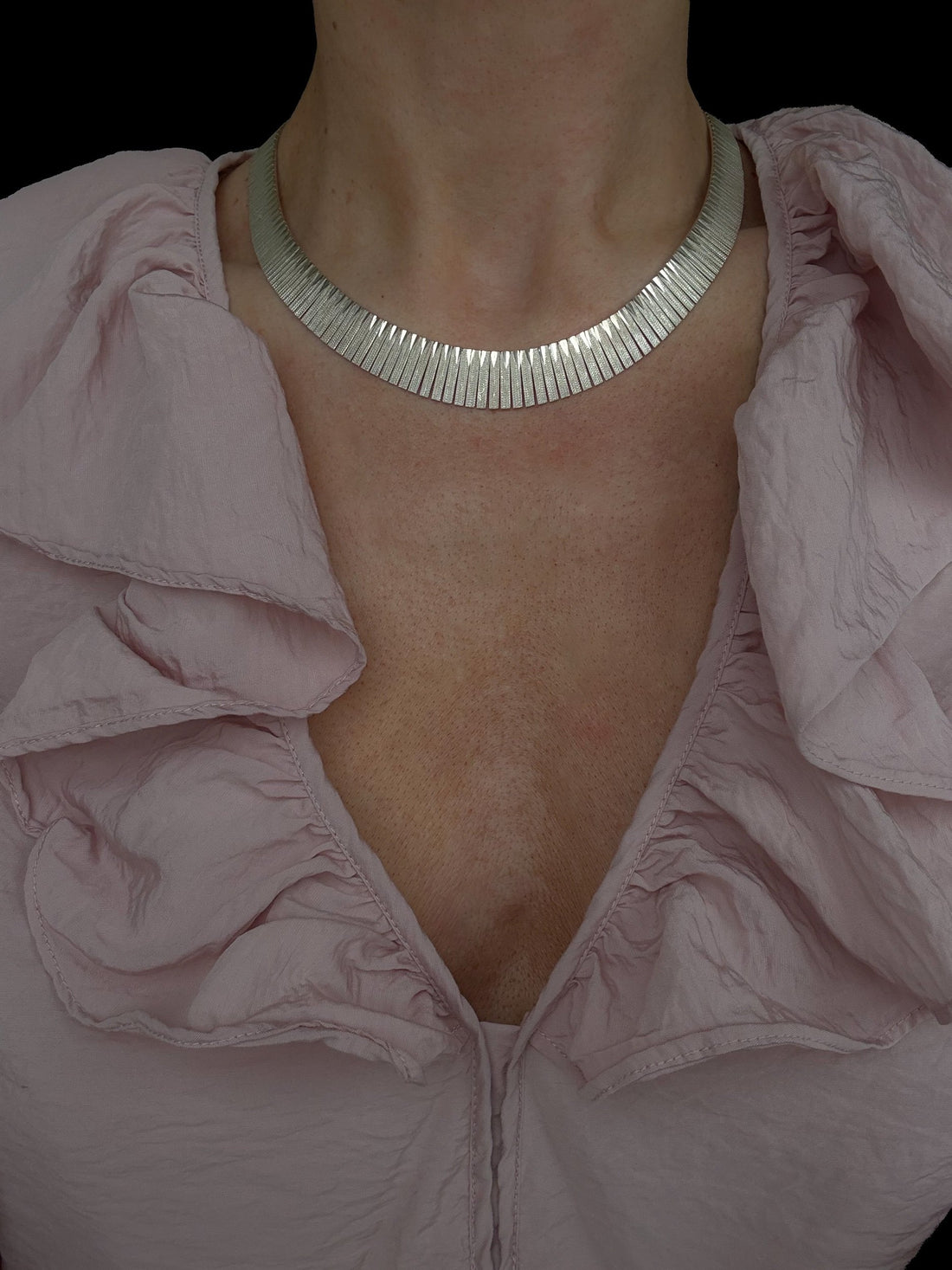 Gorgeous Silver Mid Century Vintage Necklace