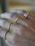 Exquisite High Carat Antique Patterned Band 23K Gold Sweden 1900s