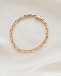 Amazing Danish Anchor Link Bracelet 14K Gold
