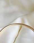 Classic Timeless Round Vintage Gold Bangle 14K 1960s