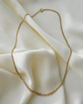 Radiant Baby Bismarck Link Chain 1942 18K Gold