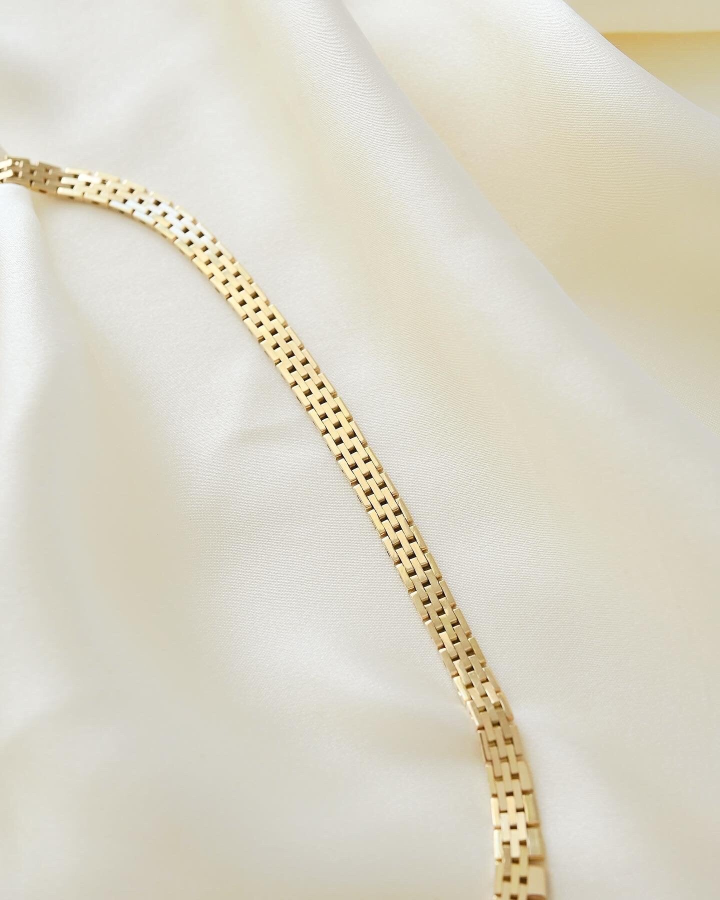 Magical Danish Vintage Cleopatra Necklace 14K Gold 1960