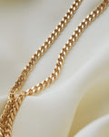 Absolutely Stunning Jo-Ans Curb Chain 18K Gold