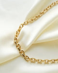 Biiiig Heavy Dream Chain W Graduated Anchor Danish Vintage 14K Gold