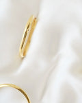 30 mm Vintage Hoop Earrings 18K Gold
