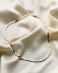 Rare Width Brick Link Chain 14K Gold 1960s