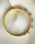 Magical Sapphire Cabochon Bracelet 14K Gold 1980s
