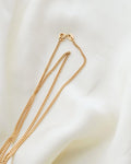 Loooooong Sexy Curb Link Chain 18K Gold