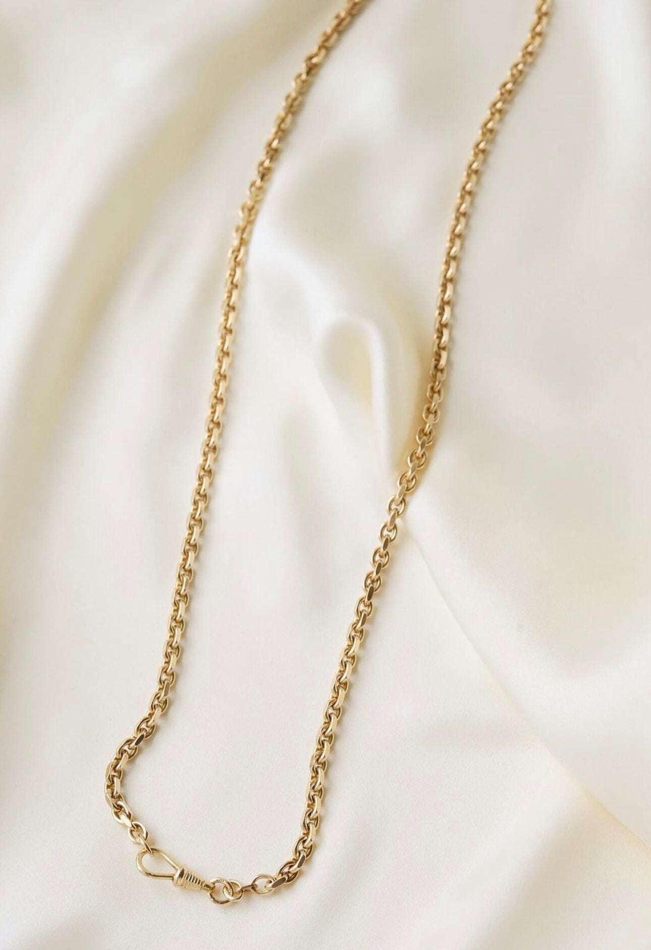 Perfect Danish Anchor Link Chain 8K Gold