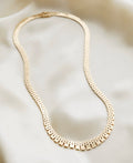 Stunning Example Cleopatra Necklace Danish Vintage 14K Gold 1960s