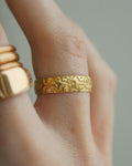 Beautiful Edwardian Wedding Band 18K Gold 1900