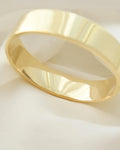 Rare Big 7.15 Inches Perfect Bangle 14K Gold Italy