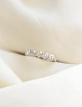 Stunning Antique Five Stone Diamond Ring Old Cut Diamonds England 1920