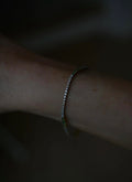 Exquisite Enerald x Diamond Tennis Bracelet Two Tone 18K Yellow and White Gold