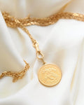 Antique Lady Liberty 5 Dollar Coin Pendant 21.6K Gold 1904