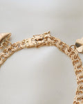 Unique Good Luck and Protection Charm Bracelet 18K Gold 1961