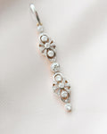 Extraordinary Big Antique Diamond Pendant Belle Epoque Platinum and 14K Gold 1910-20